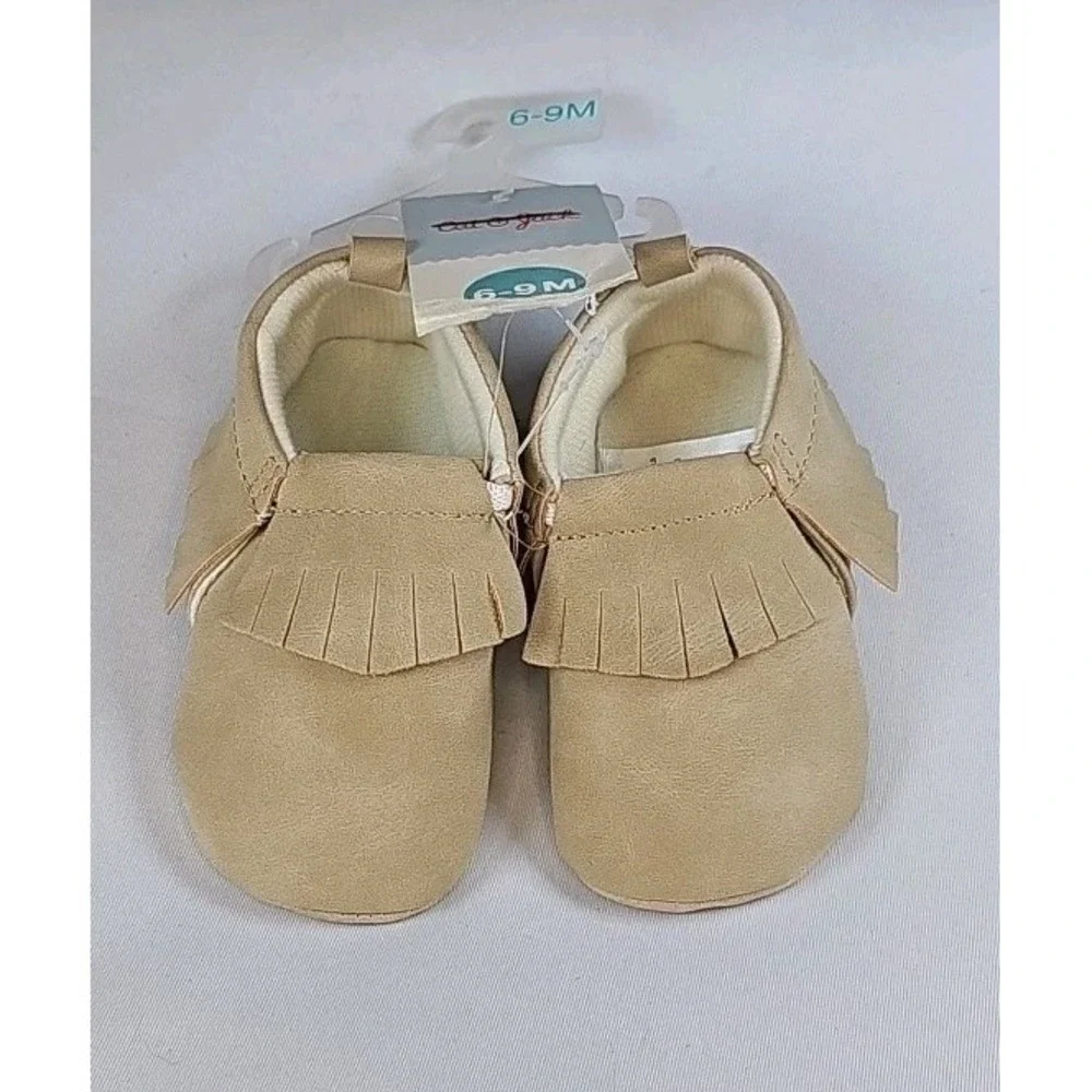 Cat & Jack Moccasin From Target Size 6-9 Months Color Tan